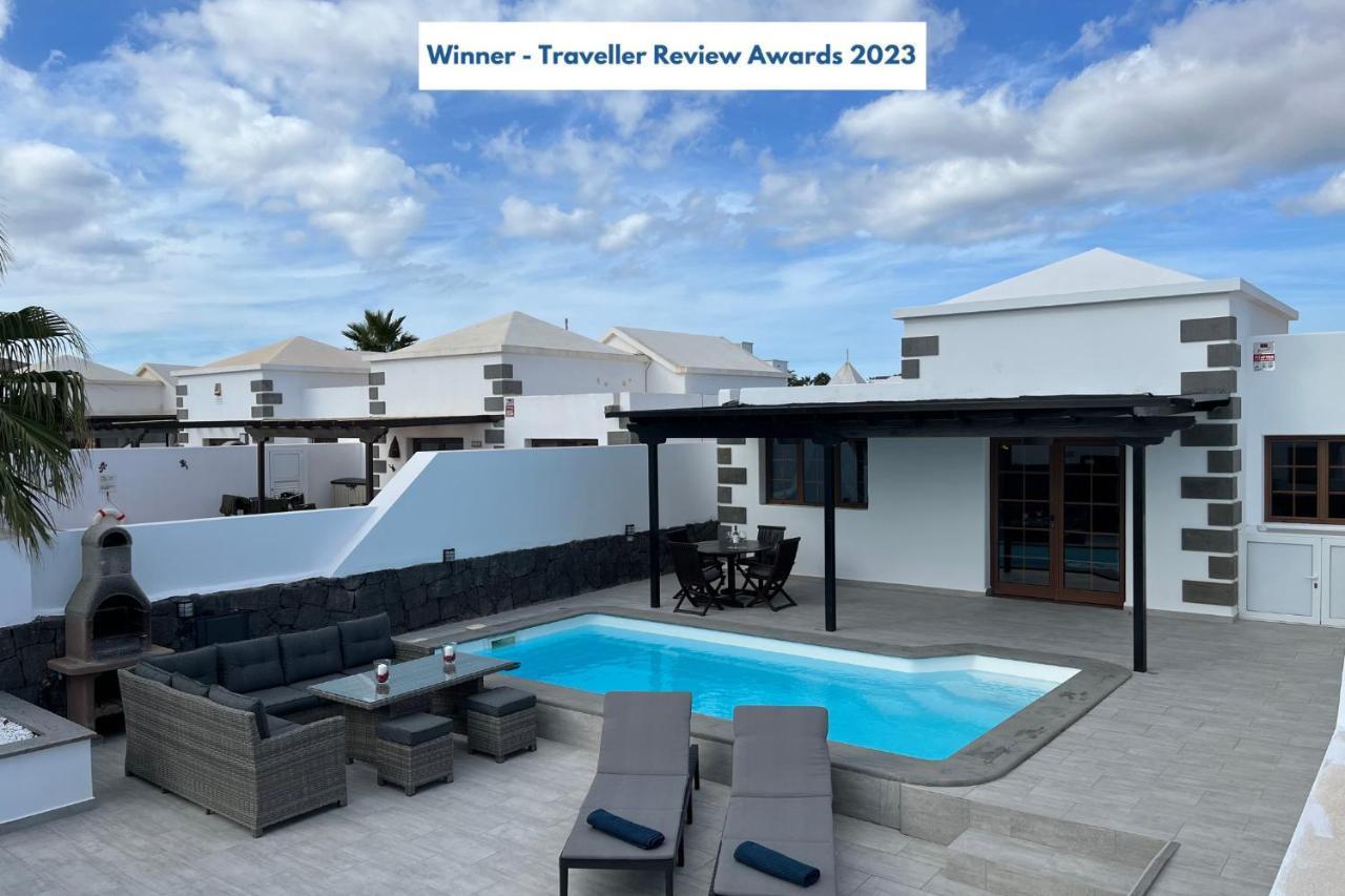 Stunning Villa Arabella - Heated Pool - Bbq - Amazing Terrace - Playa Blanca Buitenkant foto